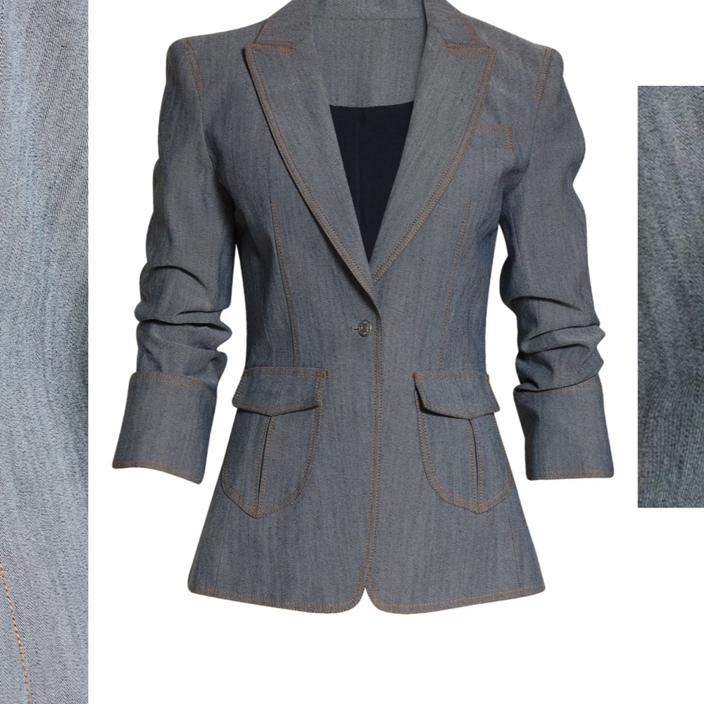 Cinq à Sept Gray Blazer